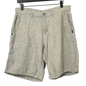 Patagonia Men's Back Step Shorts Size 33 Gray Hemp Cotton Blend Lightweight Chin